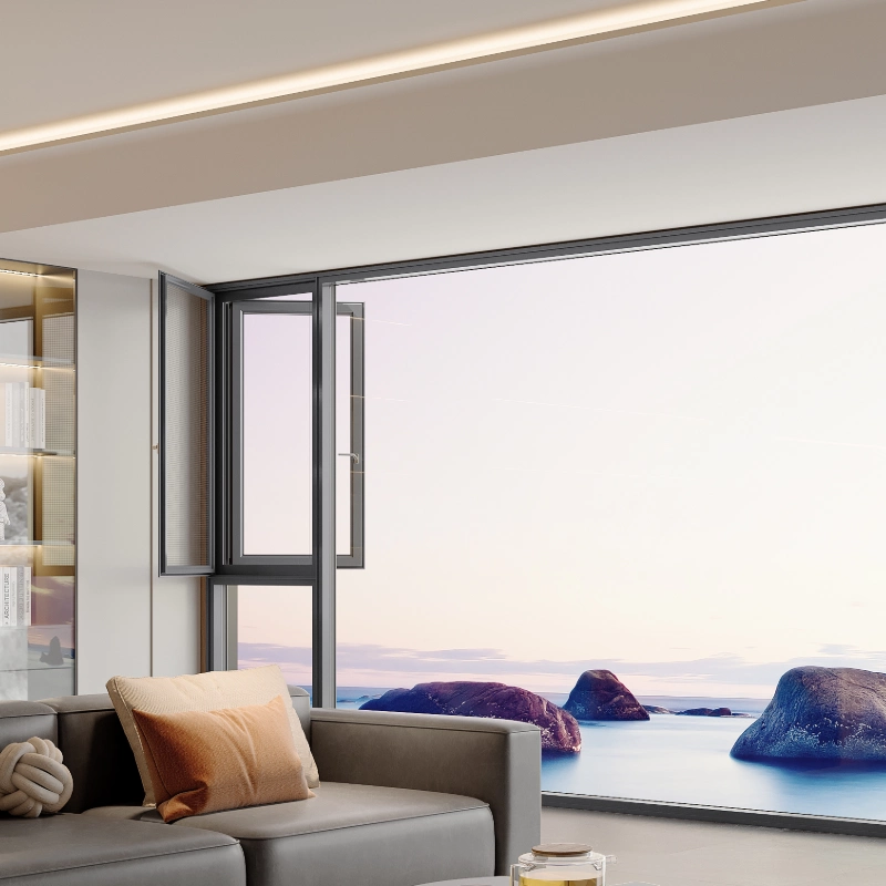 Project Custom uPVC Plastic-Steel Casement Windows - Balcony & Security