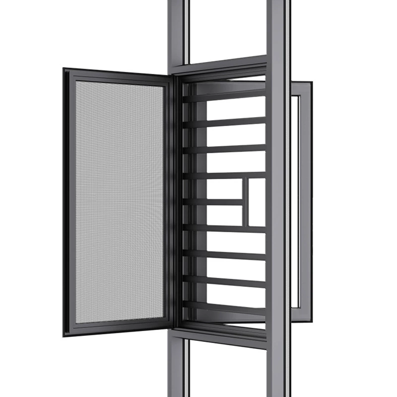 Whole-House Custom Thermal Break Aluminum Doors Windows Modern Swing Casement Windows Narrow-Frame Balcony Enclosure for Kitchen